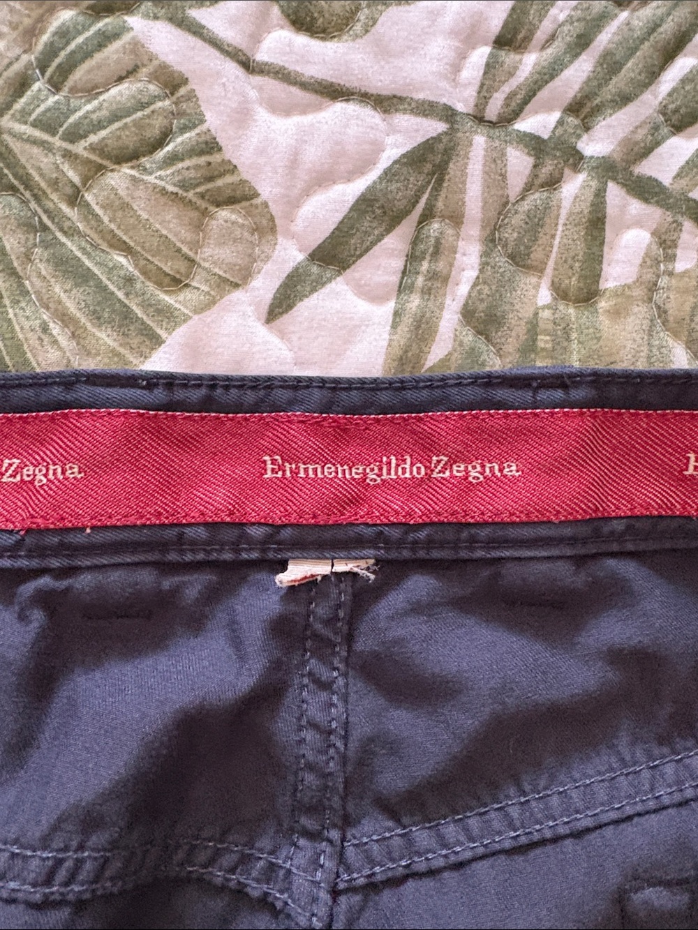 Ermeneglido Zegna Men's Dark Navy Pants 42? - Picture 4 of 8
